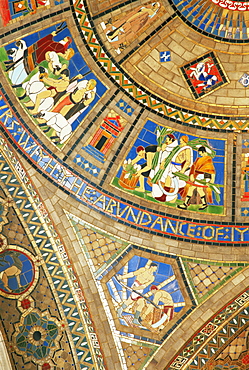 Rotunda detail, State Capitol Building, Lincoln, Nebraska, United States of America, North America