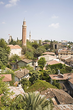 Old Town, above the old harbour, Antalya, Anatolia, Turkey, Asia Minor, Eurasia