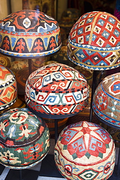 Traditional Turkish hats, Cavalry Bazaar, Istanbul, Turkey, Europe