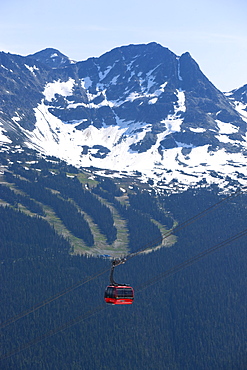 Whistler Blackcomb Peak 2 Peak Gondola, Whistler, British Columbia, Canada, North America