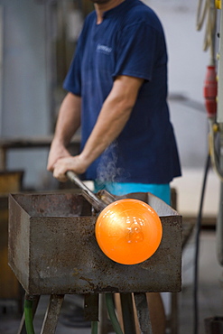 Traditional glassmaking, Murano, Venice, Veneto, Italy, Europe