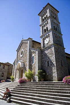 Church, Radda in Chianti, Tuscany, Italy, Europe