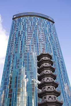 Beetham Tower, Radisson SAS Hotel, Pagoda, Chinese Quarter, Birmingham, England, United Kingdom, Europe