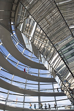 Dome, Reichstag, (Bundestag), Berlin, Germany, Europe