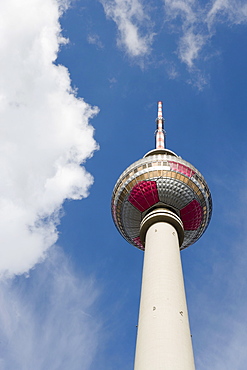 Fernsehturm, Television Tower, Telespargel (Toothpick), Panoramastrasse, Berlin, Germany, Europe