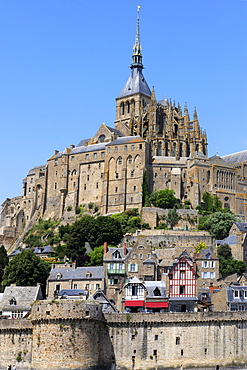 Mont Saint-Michel, UNESCO World Heritage Site, Normandy, France, Europe