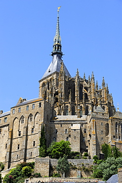 Mont Saint-Michel, UNESCO World Heritage Site, Normandy, France, Europe