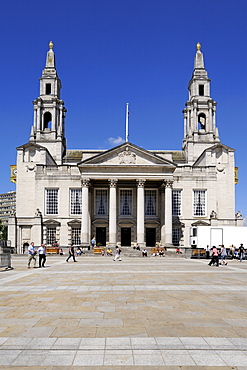 Civic Hall, Millennium Square, Leeds, West Yorkshire, England, United Kingdom, Europe