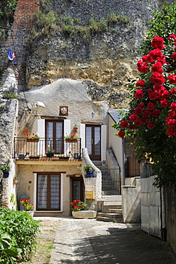 Troglodyte house, Amboise, UNESCO World Heritage Site, Indre-et-Loire, Centre, France, Europe