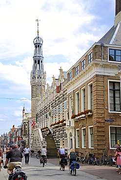 Stadhuis (Town Hall), Langestraat, Alkmaar, North Holland, Netherlands, Europe