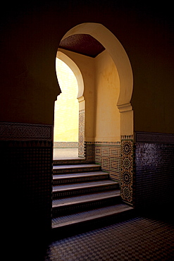 Mausoleum of Moulay Ismail, Meknes, Morocco, North Africa, Africa