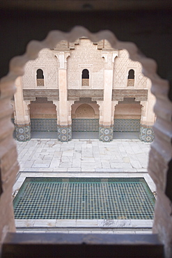 Medersa Ben Youssef, Marrakech, Morocco, North Africa, Africa