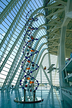 Principe Felipe Sciences Museum, Valencia, Spain, Europe