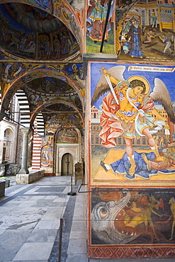 Rila Monastery, UNESCO World Heritage Site, Rila, Bulgaria, Europe