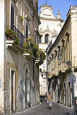 Old town, Lecce, Lecce province, Puglia, Italy, Europe