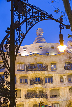 Mila La Pidrera House, Passeig de Gracia, Barcelona, Catalonia, Spain, Europe 