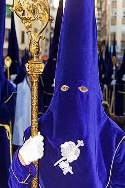 Semana Santa (Holy Week) celebrations, Malaga, Andalucia, Spain, Europe