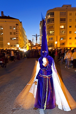 Semana Santa (Holy Week) celebrations, Malaga, Andalucia, Spain, Europe