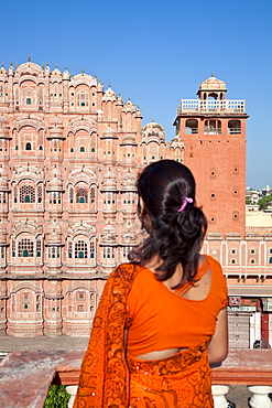 Hawa Mahal (Palace of the Winds), built in 1799, Jaipur, Rajasthan, India, Asia