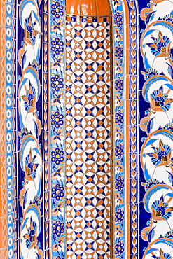 Detail in Al-Ghubrah or Grand Mosque, Muscat, Oman, Middle East