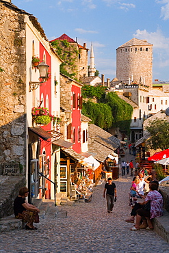 The old town of Mostar, UNESCO World Heritage Site, Herzegovina, Bosnia-Herzegovina, Europe