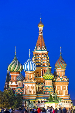 St. Basils Cathedral in Red Square, UNESCO World Heritage Site, Moscow, Russia, Europe