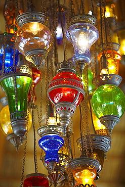 Lamps for sale, Istanbul, Turkey, Europe