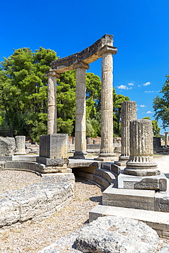 Archaeological Site of Olympia, UNESCO World Heritage Site, an ancient site on Greece's Peloponnese peninsula, Greece, Europe