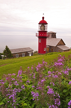 Pointe a la Renommee Lighthouse. Quebec, Canada, North America