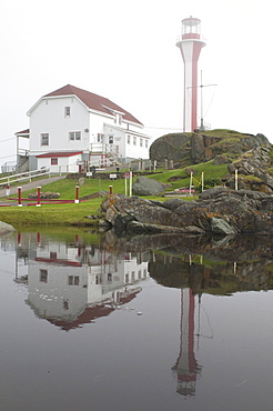 Cape Forchu Lighthouse, Yarmouth, Nova Scotia, Canada, North America