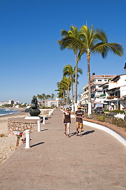 The Malecon, Puerto Vallarta, Jalisco, Mexico, North America