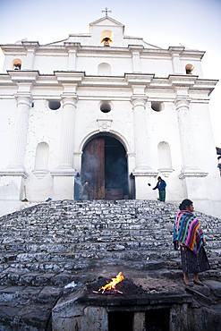 Church of Santo Tomas, Chichicastenango, Guatemala, Central America