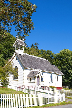 Historic Anglican Church, Alert Bay, British Columbia, Canada, North America 