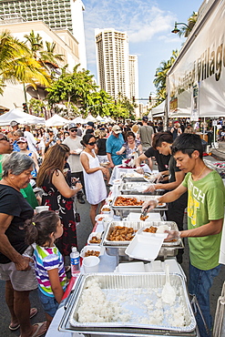 Annual Spam Jam Festival, Waikiki, Honolulu, Oahu, Hawaii, United States of America, Pacific