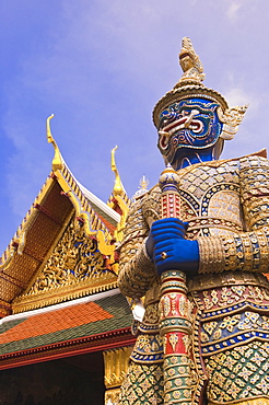 Temple of the Emerald Buddha (Wat Phra Kaew), Grand Palace, Bangkok, Thailand, Southeast Asia, Asia