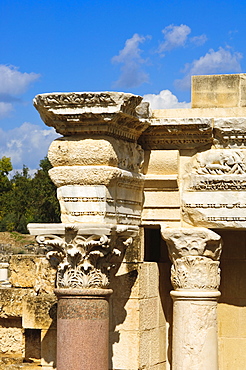 Ruins of the Decapolis city of Scythopolis, Bet She'an National Park, Israel, Middle East