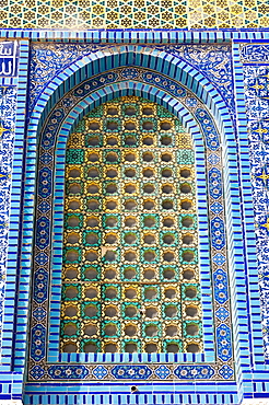 Detail, Dome of the Rock, Jerusalem, Israel, Middle East