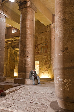 Temple of Osiris in Abydos, Egypt, North Africa, Africa