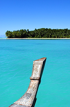 Palm fringed beaches, Cook Islands, South Pacific, Pacific