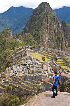 Inca ruins, Machu Picchu, UNESCO World Heritage Site, Peru, South America