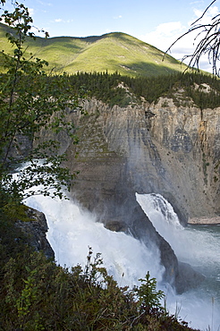 Virginia Falls, Nahanni National Park Reserve, Northwest Territories, Canada, North America