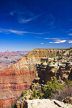 USA, Arizona, Grand Canyon. View across the Grand Canyon.