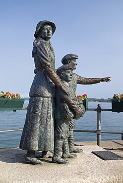 Ireland, County Cork, Cobh, Annie Moore was the first immigrant to the USA to pass through the Ellis Island facility.