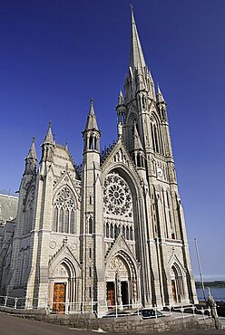 Ireland, County Cork, Cobh, Exteior of St Colmans cathedral.