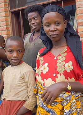 Burundi, Cibitoke Province, Mabayi, Mothers waiting at Health Clinic.