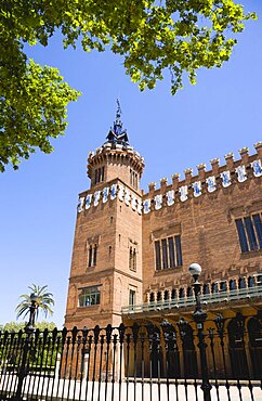 Spain, Catalonia, Barcelona, Castell dels Tres Dragons built for the 1888 Universal Exhibition now housing the Museum of Natural Science and Zoological Museum in Parc de la Ciutadella in the Old Town district.