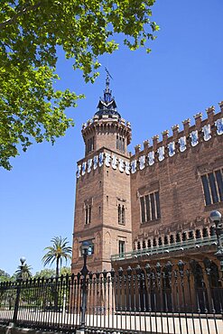 Spain, Catalonia, Barcelona, Castell dels Tres Dragons built for the 1888 Universal Exhibition now housing the Museum of Natural Science and Zoological Museum in Parc de la Ciutadella in the Old Town district.