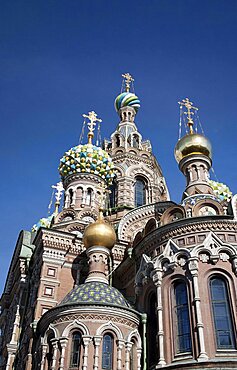 Russia, St Petersburg, The Church of Spilled Blood.