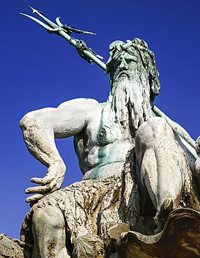 Germany, Berlin, Neptunebrunnen Fountain.