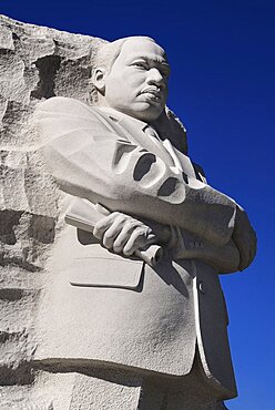 USA, Washington DC, National Mall, Martin Luther King Junior Memorial.